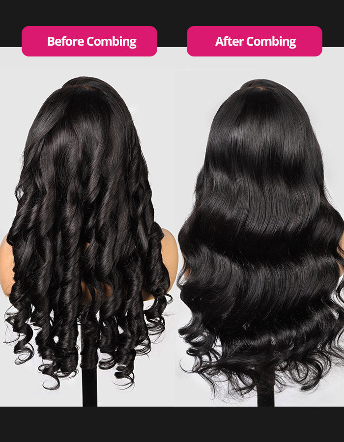 Luosiwld PPB™ Ready To Wear 7x6 HD Lace Closure Wigs Loose Body Wave PartingMax C Part Human Hair Wigs Pre Plucked