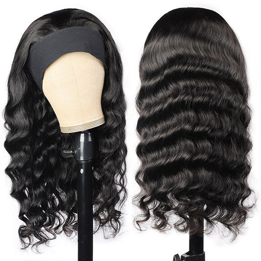 Headband Wigs Loose Wave Human Hair Wig Affordable Wigs For Black Women