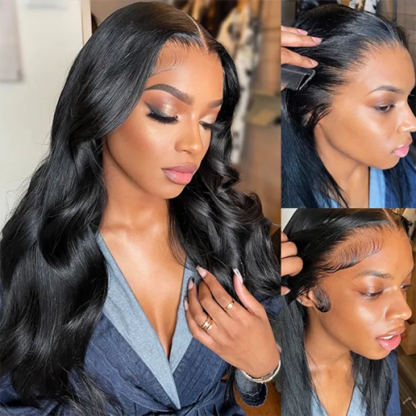 Luosiwld Body Wave Lace Front Wig HD Lace Frontal Wig Unprocessed Glueless Human Hair Wigs