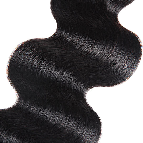 Luosiwld Virgin Indian Body Wave Human Hair Weave 4 Bundles