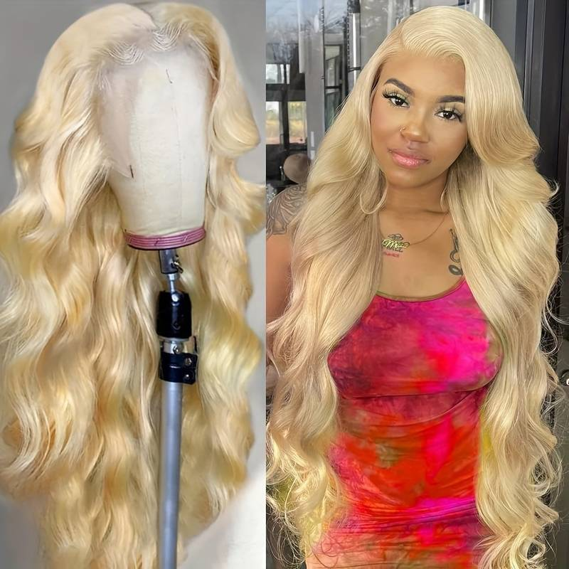 Luosiwld Bogo Free 613 Blonde HD Lace Frontal Wigs Body Wave/Straight/Deep Wave 180 Density Human Hair Wigs