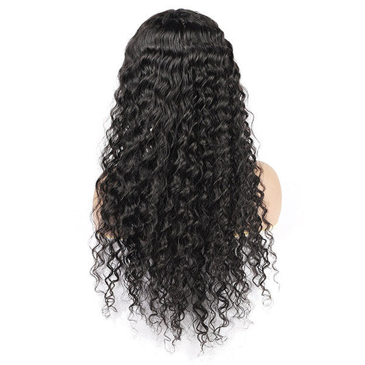 Deep Wave HD Lace Wigs 4*4 Lace Closure Human Hair Wigs Malaysian Hair Lace Wigs