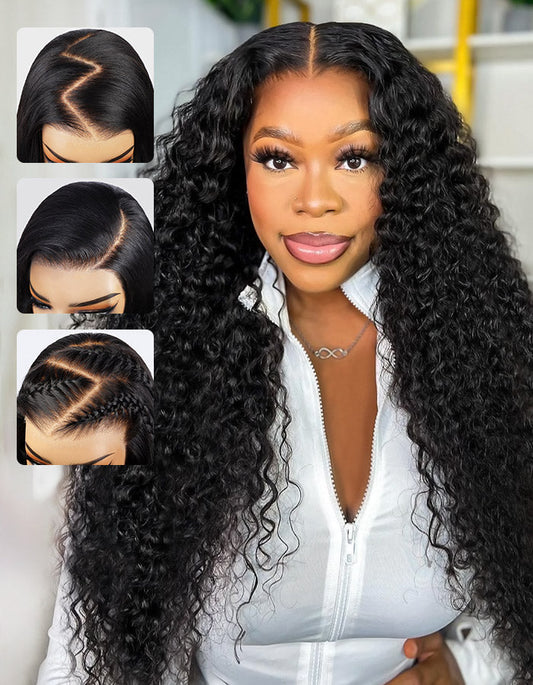 Luosiwld PartingMax Ready To Wear Deep Wave Wigs PPB™ 7x6 HD Lace Closure Wigs 100% Human Hair Wig