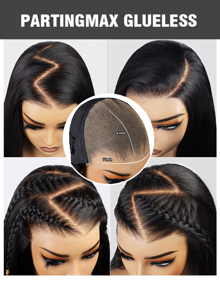 Luosiwld PPB™ 7x6 HD Lace Closure Ready To Go Wigs PartingMax Glueless Water Wave Hair Wig