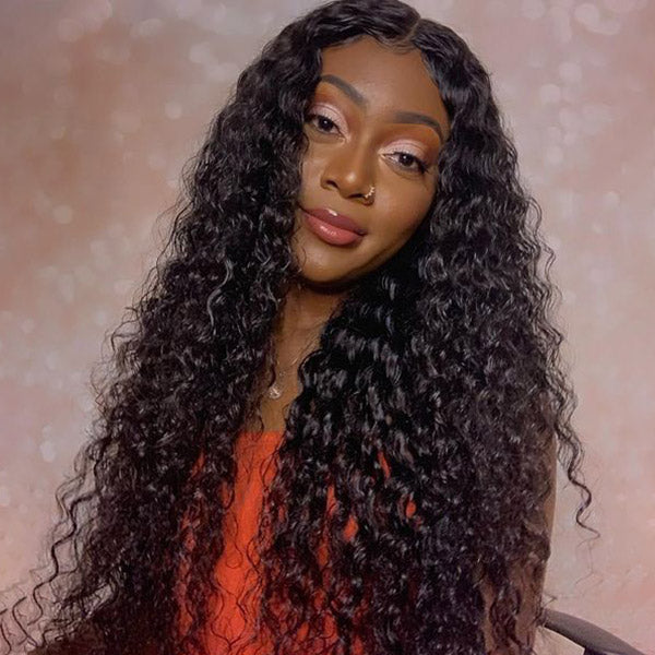 Malaysian 4 Bundles Deal Deep Wave Human Hair Weave Bundles Luosiwld 100% Virgin Remy Human Hair Extensions
