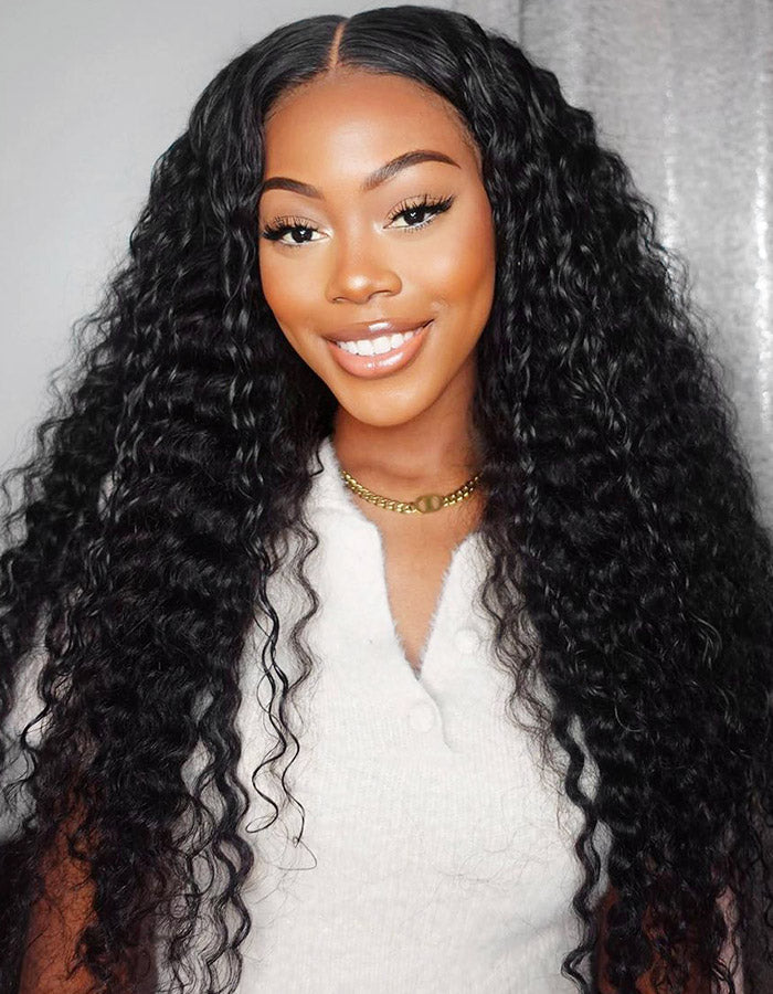 Luosiwld PPB™ 7x6 HD Lace Closure Ready To Go Wigs PartingMax Glueless Water Wave Hair Wig