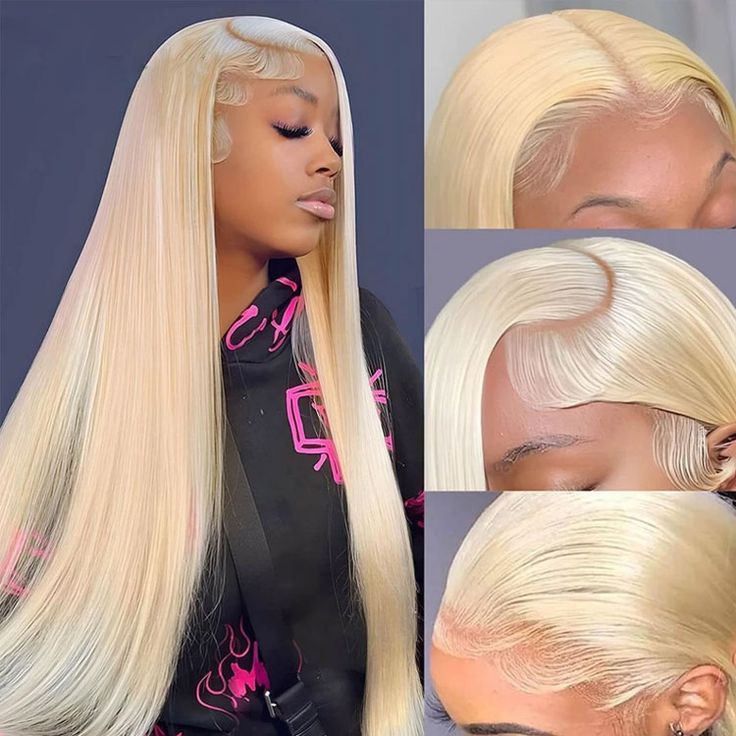 Luosiwld Bogo Free 613 Blonde HD Lace Frontal Wigs Body Wave/Straight/Deep Wave 180 Density Human Hair Wigs