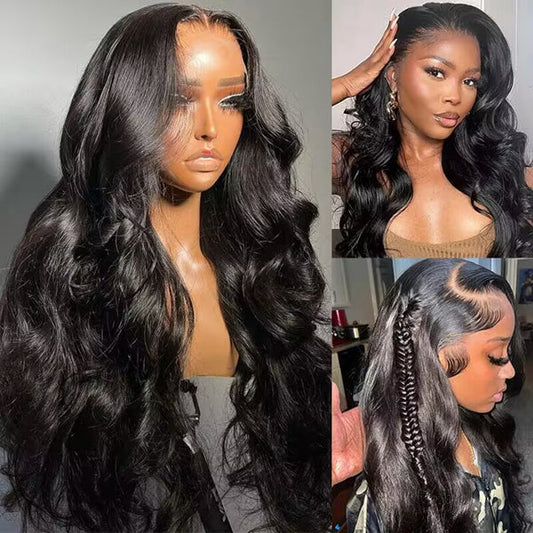 【HD Invisible Lace】Body Wave 13x6 HD Lace Frontal Hair Wigs Luosiwld Invisible Thin Lace 100% Human Hair Wigs