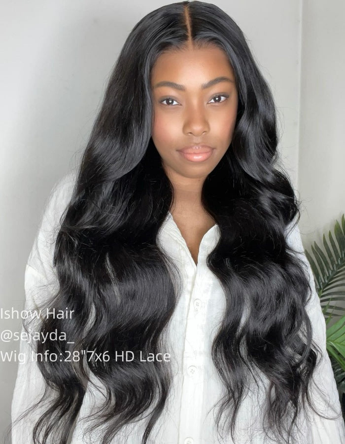 Luosiwld PPB™ Ready To Wear 7x6 HD Lace Closure Wigs Loose Body Wave PartingMax C Part Human Hair Wigs Pre Plucked
