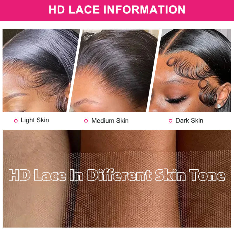 Luosiwld HD Lace Front Wig Straight Hair Wig 13x4 Lace Frontal Wig Brazilian Human Hair Wigs 200% Density