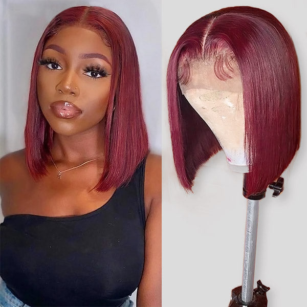 Bold, Beautiful, Burgundy – Trendsetting Short Bob Wigs!