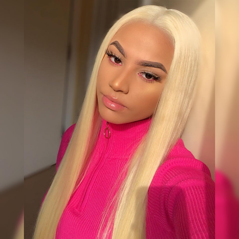 22"=95 Luosiwld Flash Sale 613 Lace Front Wig Honey Blonde Wig Straight Hair Wig HD Transparent Lace Wigs Body Wave Glueless Human Hair Wig