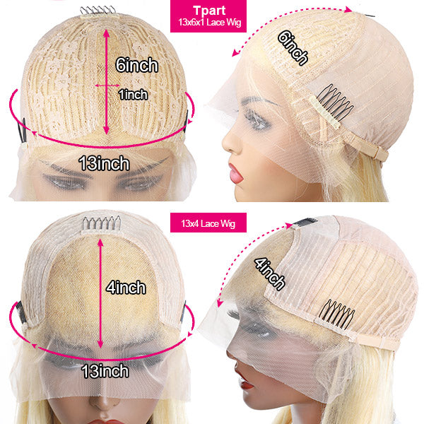 22"=95 Luosiwld Flash Sale 613 Lace Front Wig Honey Blonde Wig Straight Hair Wig HD Transparent Lace Wigs Body Wave Glueless Human Hair Wig