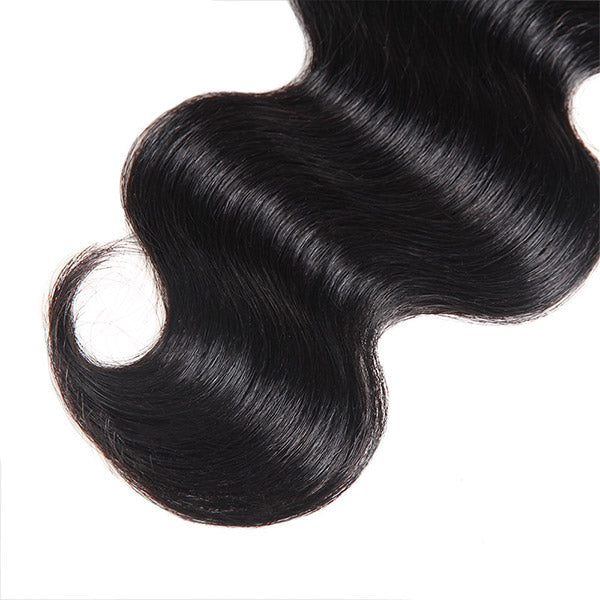 Luosiwld Virgin Indian Body Wave Human Hair Weave 4 Bundles