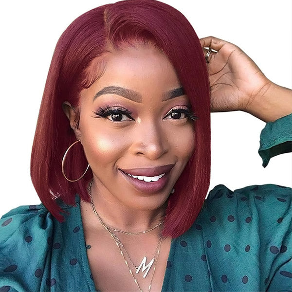 Bold, Beautiful, Burgundy – Trendsetting Short Bob Wigs!