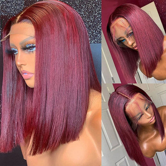Bold, Beautiful, Burgundy – Trendsetting Short Bob Wigs!